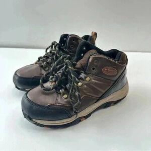 Skechers Skech-Tex  Kids Shoes Sneakers Waterproof Size‎ 13 Black Brown